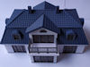 Download the .stl file and 3D Print your own House with Carport  HO scale model for your model train set.